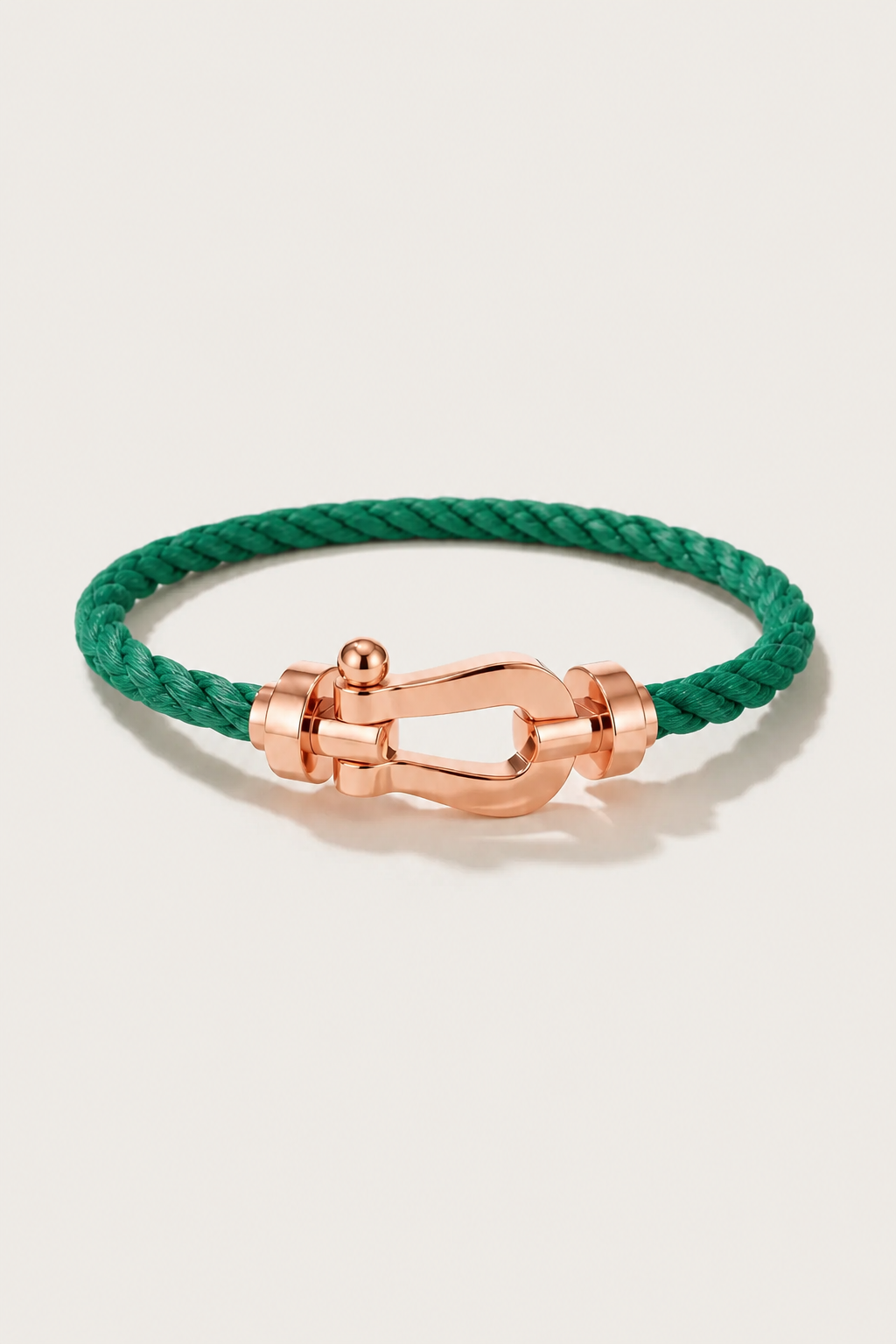 Pulseira Capri Náutica Verde/Ouro Rosa