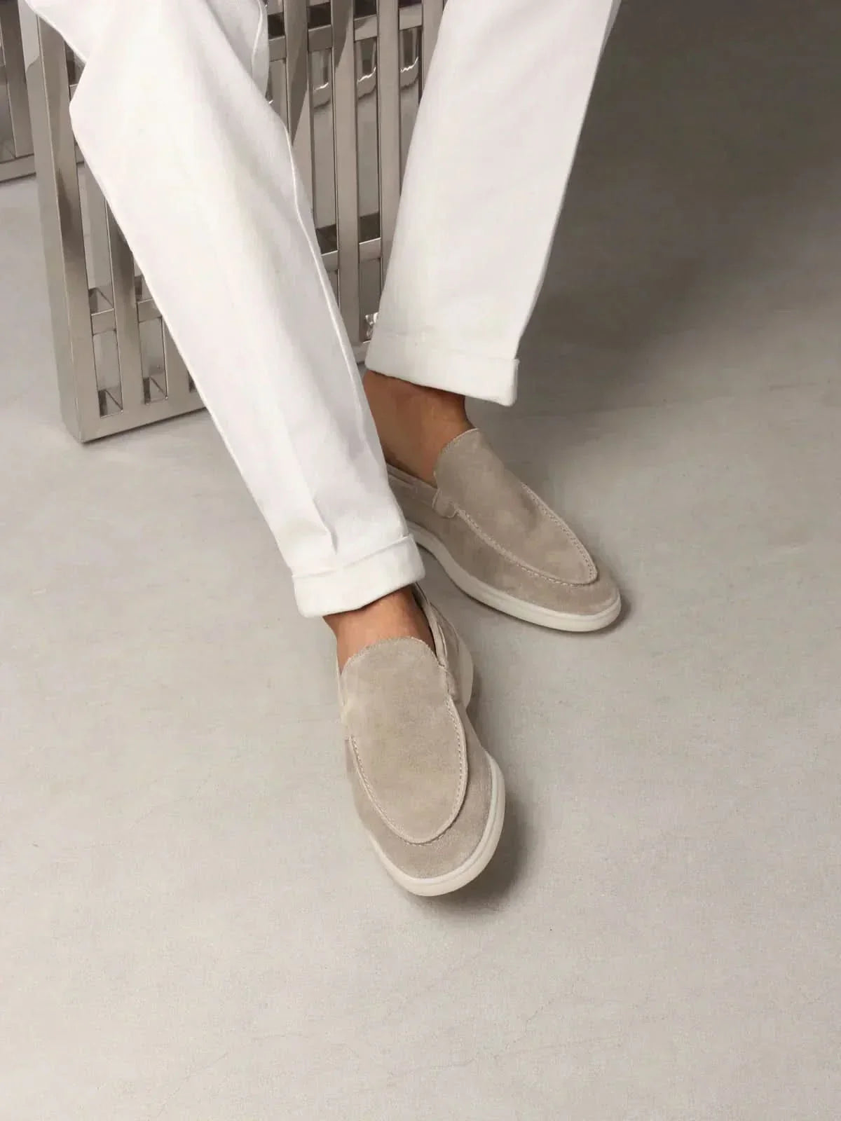 Loafer Portofino Cinza Claro