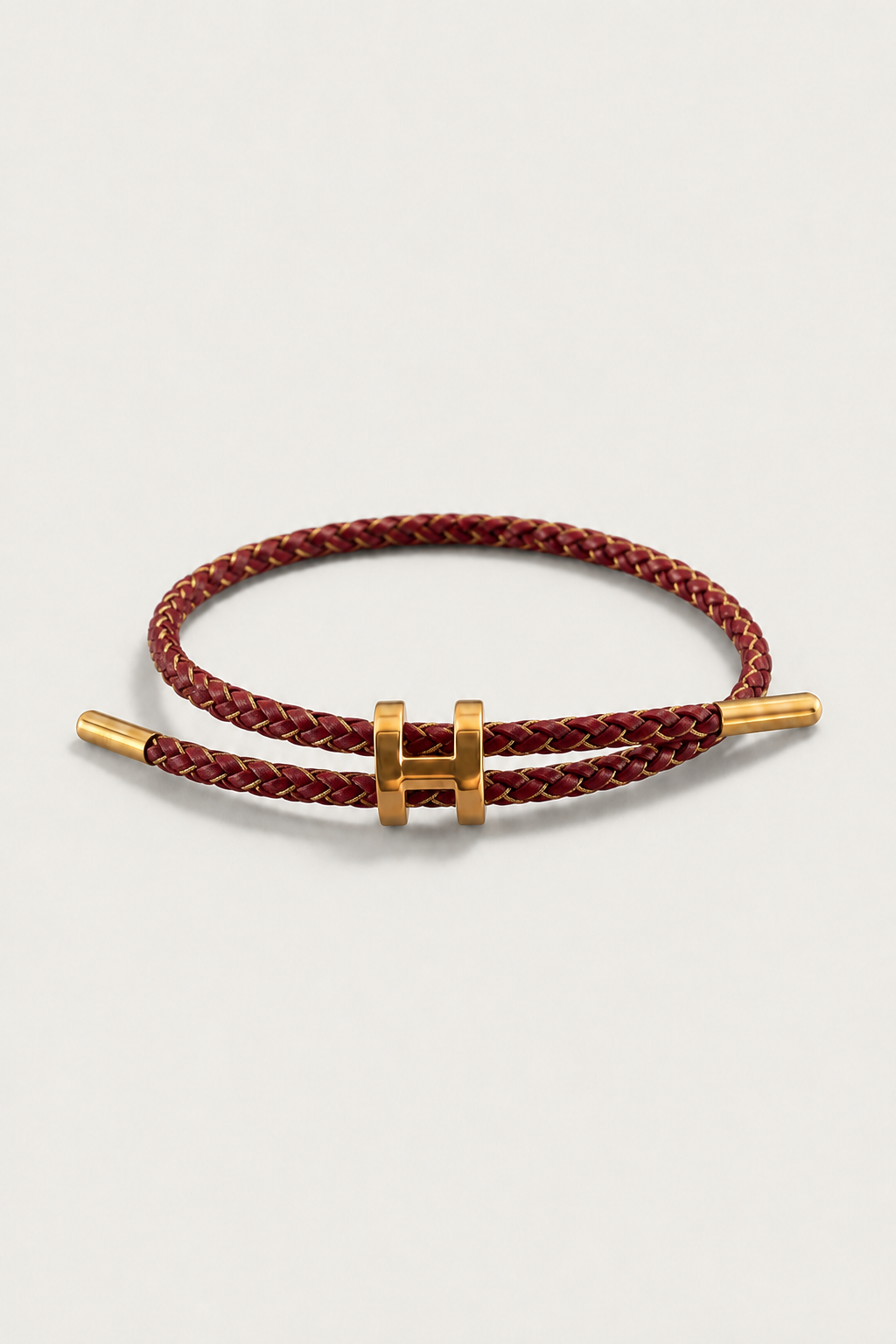 Pulseira Capri Bordeaux/Ouro