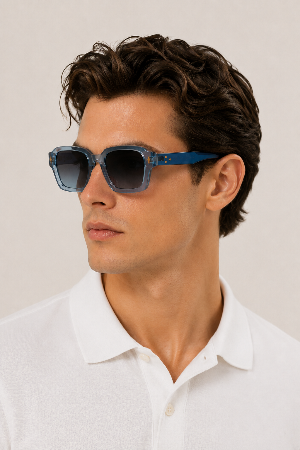 Óculos Côte d'Azur Cobalt Azul Transparente
